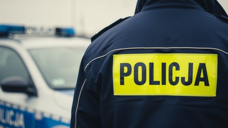 Pijany kierowca z zakazem w rękach policji