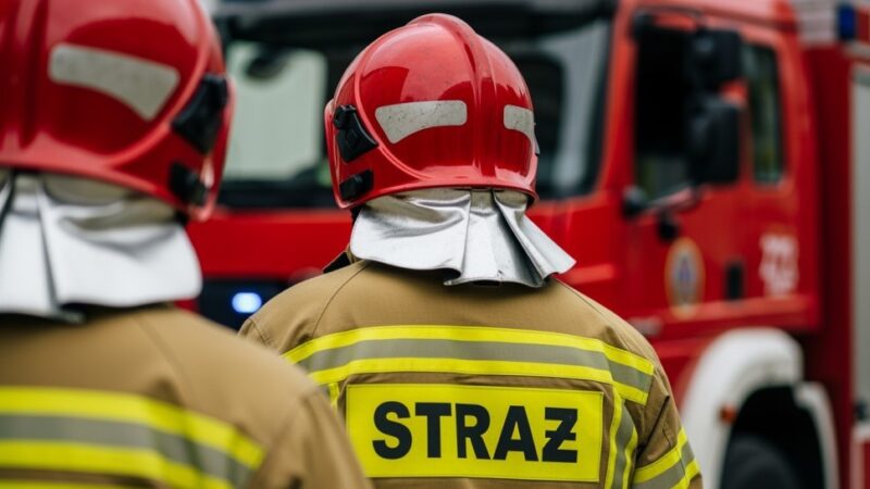 Czujki dymu i tlenku węgla na licytacji – strażacy z Wrześni dbają o bezpieczeństwo!