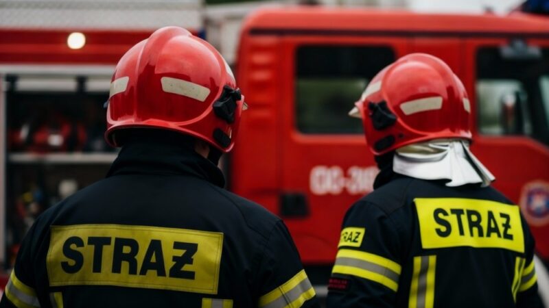 Wizytacja w Komendzie PSP we Wrześni: budowa magazynu wzmocni bezpieczeństwo regionu