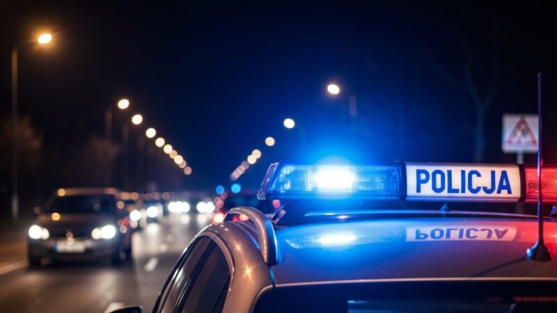 Pijany kierowca na podwójnym zakazie zatrzymany w Obłaczkowie