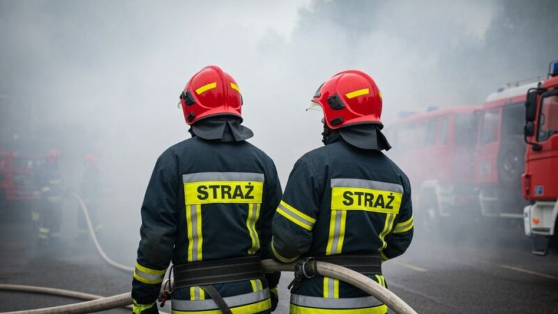 Pożar trawy i wypadek na drodze: OSP Nekla w akcji ratunkowej