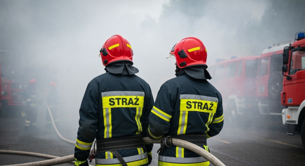 Pożar trawy i wypadek na drodze: OSP Nekla w akcji ratunkowej