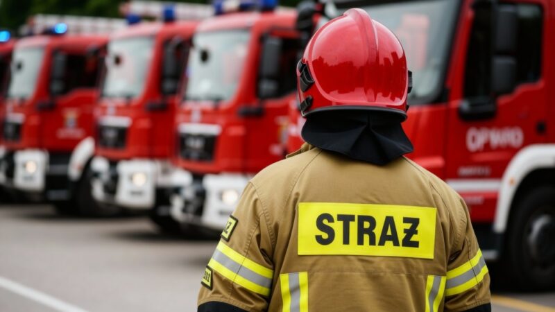 Wrzesińscy strażacy podsumowali 2025 rok i otworzyli nowy magazyn obrony cywilnej