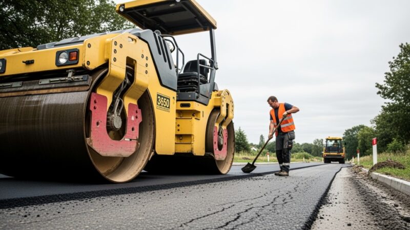 Budowa drogi Grzymysławice – Bardo na finiszu: etap II wkrótce zakończony