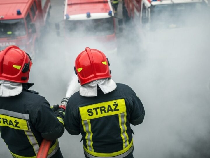 Pożar traw w Nekielce: OSP Nekla podejmuje akcję ratunkową