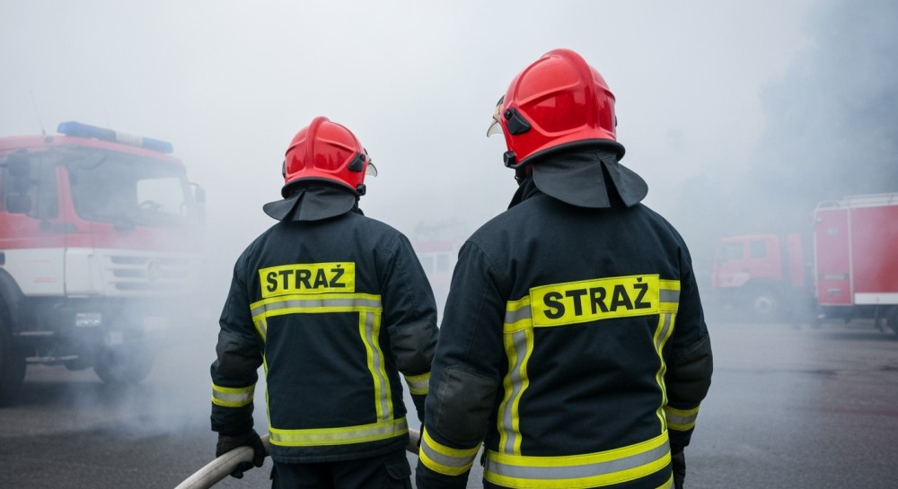 Pożar kotłowni i wyciek gazu w Nekli: intensywna akcja strażaków w jednym dniu