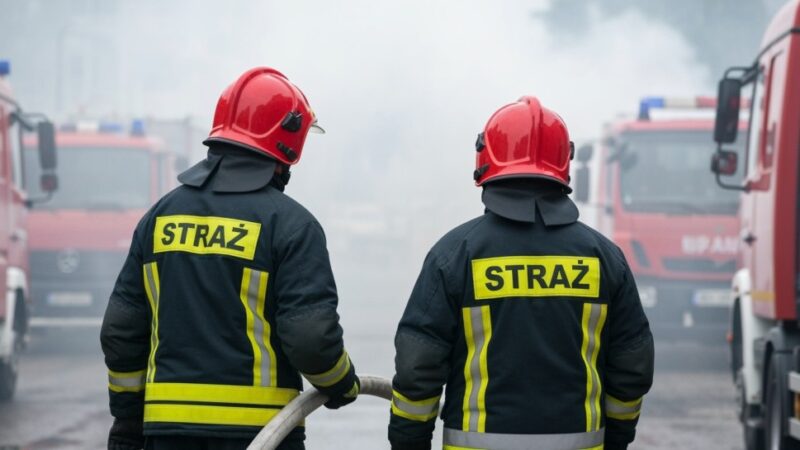 Pożar trawy i fałszywy alarm: Strażacy z OSP Nekla w akcji