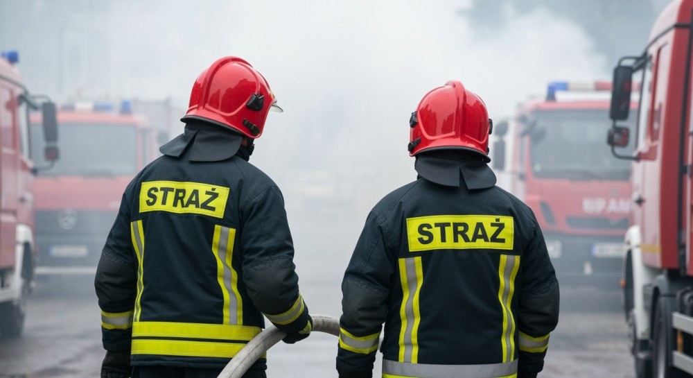 Pożar trawy i fałszywy alarm: Strażacy z OSP Nekla w akcji
