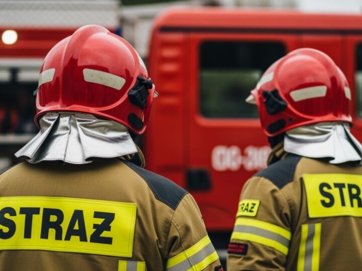Pożary w powiecie wrzesińskim: nocne akcje ratunkowe i fałszywy alarm w lesie