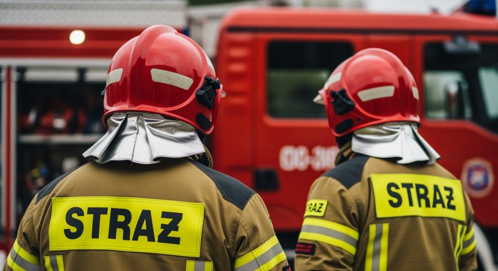 Pożary w powiecie wrzesińskim: nocne akcje ratunkowe i fałszywy alarm w lesie