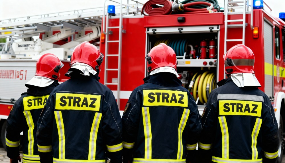 Strażacy z Miłosławia doskonalą umiejętności w przetłaczaniu wody